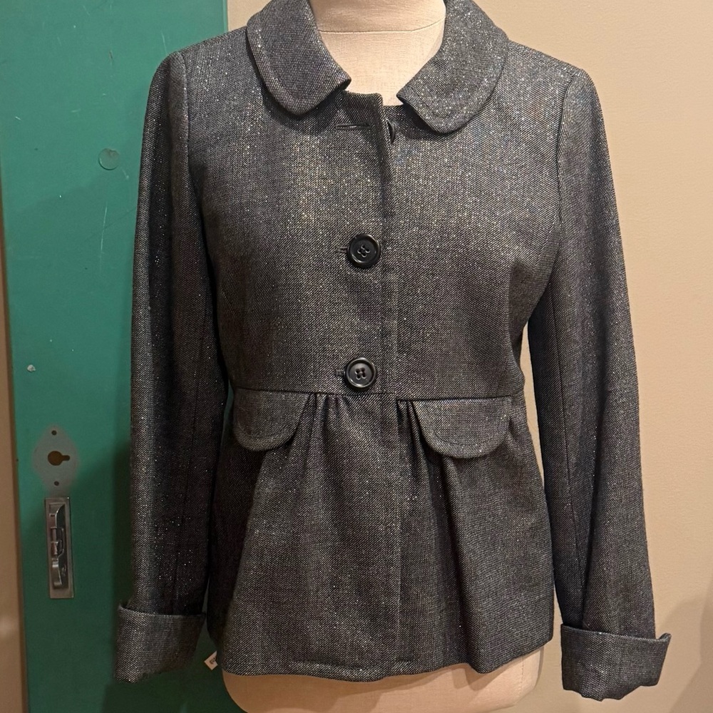 J. Crew Sparkly Gray Women's Jacket